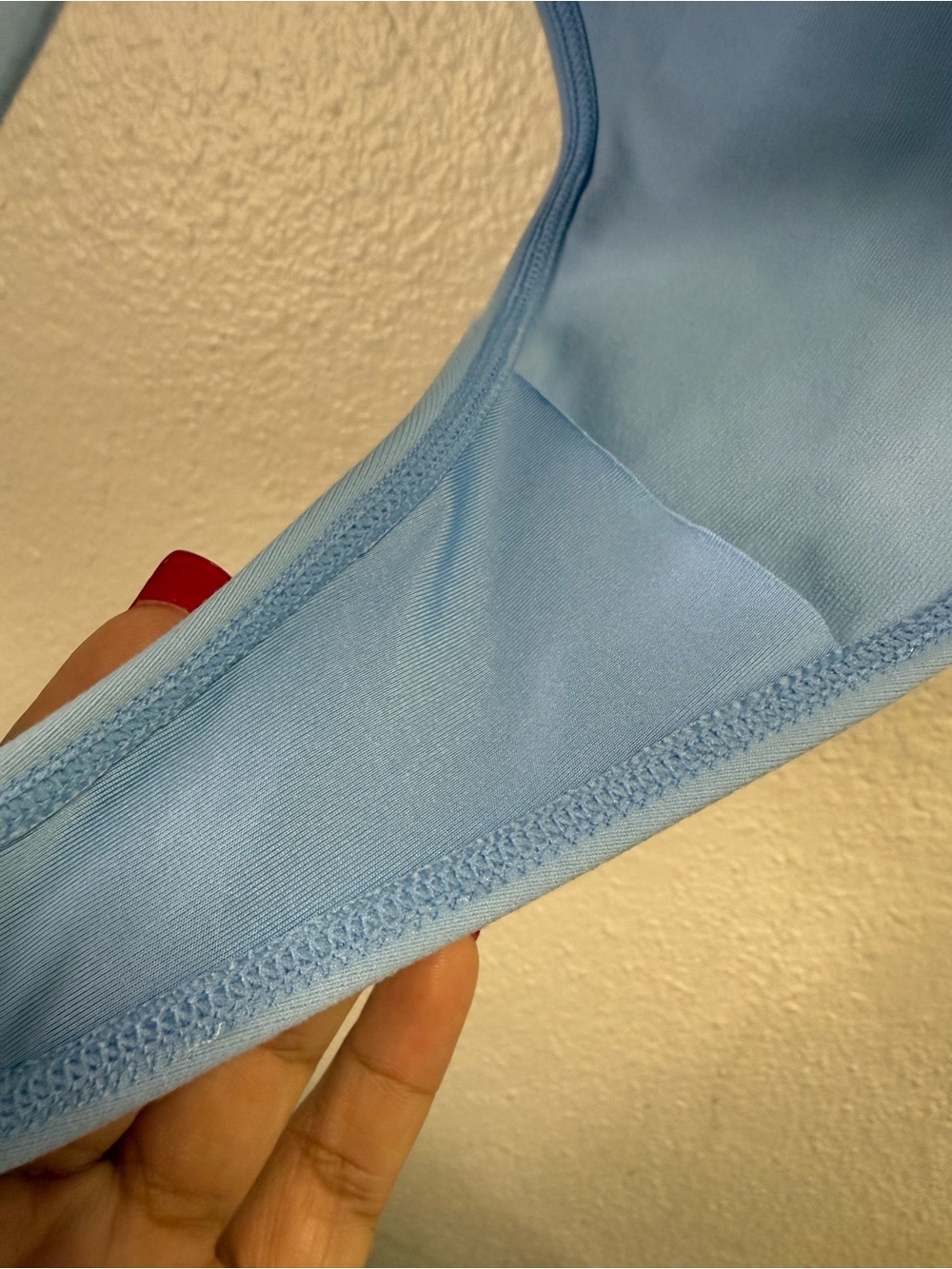 ALO bodysuit size S Yoga Sky Blue Scoop Neck - Picture 7 of 9